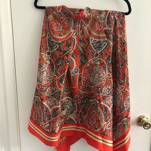 Orange handkerchief skirt - h&m
